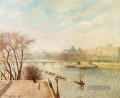 der Lamellenwintersonne Morgen 2 Version 1901 Camille Pissarro Landschaft Fluss